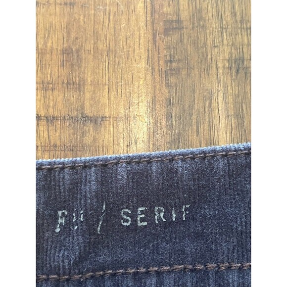 Pilcro and the Letterpress Serif Gray Corduroy Jeans Size 31 - Picture 6 of 10